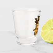 Grappig hert shot glas (Links)