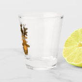 Grappig hert shot glas (Rechts)