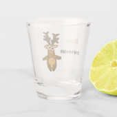 Grappig hert shot glas (Achterkant)