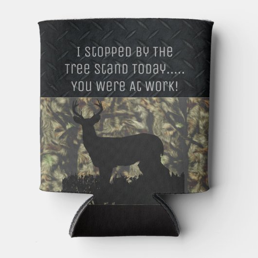 Grappig herten jagen bier koeler (Voorkant)