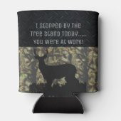 Grappig herten jagen bier koeler (Achterkant)