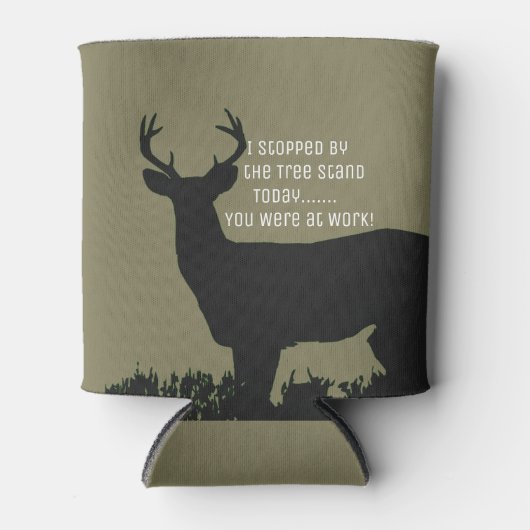 Grappig herten jagen bier koeler (Voorkant)