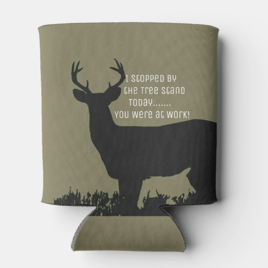 Grappig herten jagen bier koeler (Achterkant)