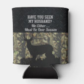 Grappig herten jagen echtgenoot bier koeler (Achterkant)