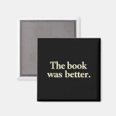 Grappig het boek was beter boekworms verhalen lief magneet (Voorkant / Achterkant)