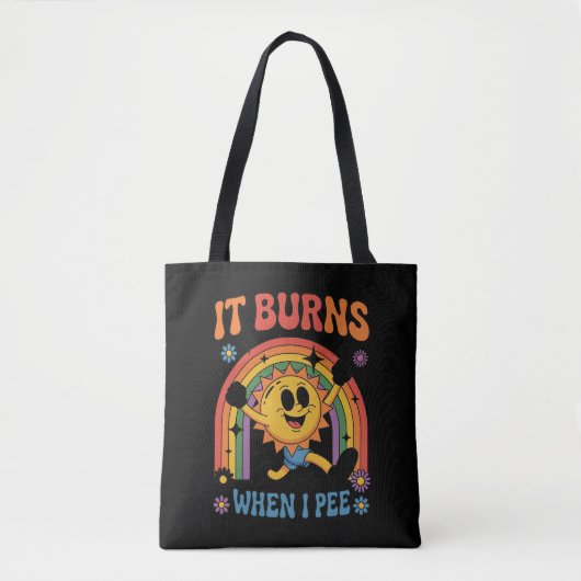 Grappig het brandt wanneer ik sarcastisch grap cad tote bag (Voorkant)