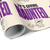 Grappig Het Geeft Een Griezelfilm Retro Mummie Hal Cadeaupapier (Rol Hoek)