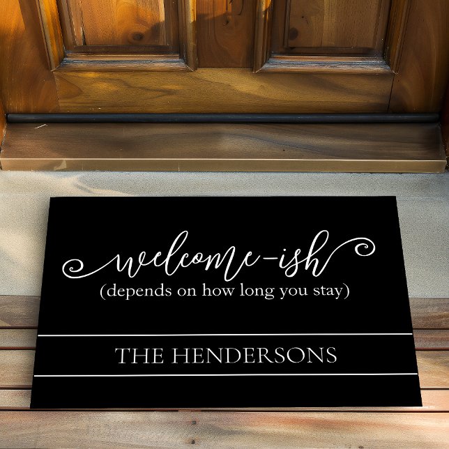 Grappig, het hangt ervan af hoe lang je welkom bli deurmat (Creator heeft geüpload)