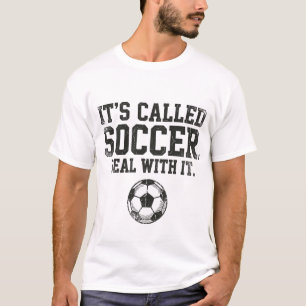 Grappig Het Heet Voetbal Akkoord Amerikanse Fan T-shirt