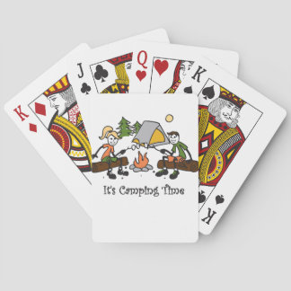 Grappig, het is Camping Time Outdoor Sport Pokerkaarten