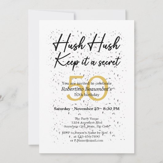 Grappig, het is een geheime witte zwarte 50e verja kaart (Voorkant)