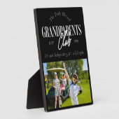 Grappig Het is een Lifestyle Grootouders Club Foto Fotoplaat (Zijkant)