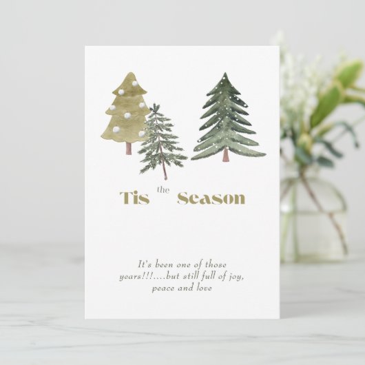 Grappig, het is een van die jaren Kaart (Staand voorkant)