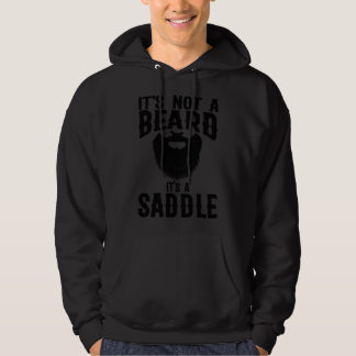 Grappig Het Is Geen Baard Het Is Een Zadel Baard L Hoodie