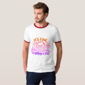 Grappig Het Is Goed Ik Ben Goed Alles Is Goed Boos T-shirt (Voorkant volledig)