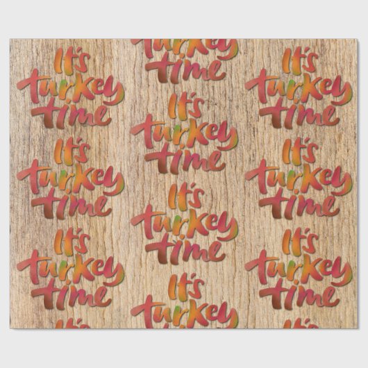 Grappig, het is het Turks Thanksgiving Gezegde Cadeaupapier (Vlak)