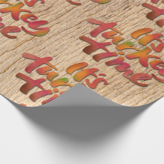 Grappig, het is het Turks Thanksgiving Gezegde Cadeaupapier (Hoek)