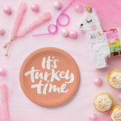 Grappig, het is het Turks Thanksgiving Gezegde Papieren Bordje (Feest)