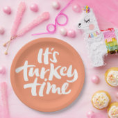 Grappig, het is het Turks Thanksgiving Gezegde Papieren Bordje (Feest)