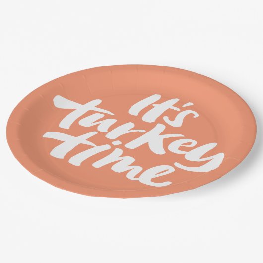 Grappig, het is het Turks Thanksgiving Gezegde Papieren Bordje (Gekanteld)