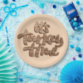 Grappig, het is het Turks Thanksgiving Gezegde Papieren Bordje (Feest)