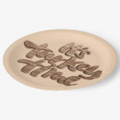 Grappig, het is het Turks Thanksgiving Gezegde Papieren Bordje (Gekanteld)