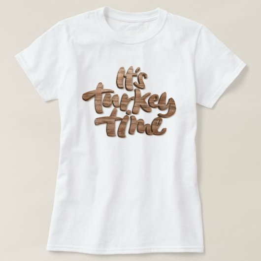 Grappig, het is het Turks Thanksgiving Gezegde T-shirt (Design voorkant)