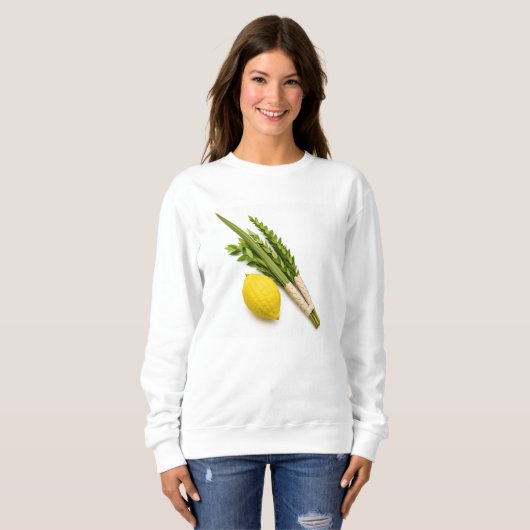 grappig "het is in tenten" sukkot  trui (Voorkant volledig)