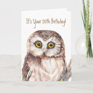 Grappig, het is je 30ste verjaardag! Schokte op le Kaart