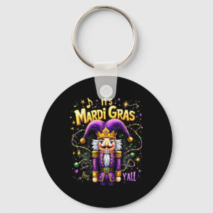 Grappig, het is Mardi Gras Y’all Notenkraker King  Sleutelhanger
