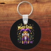 Grappig, het is Mardi Gras Y’all Notenkraker King Sleutelhanger (Voorkant)