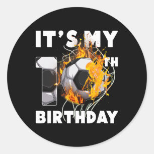Grappig het is mijn 10e verjaardag 10 jaar oud voe ronde sticker