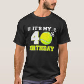 Grappig, het is mijn 40e verjaardag Tennis Lover 4 T-shirt (Voorkant)