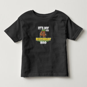 Grappig Het Is Mijn 4e Verjaardag Bro Video Game P Kinder Shirts