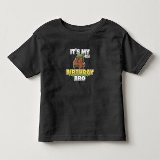 Grappig Het Is Mijn 4e Verjaardag Bro Video Game P Kinder Shirts