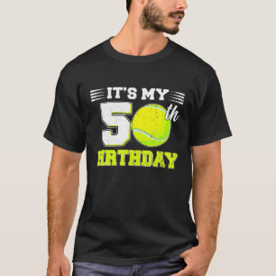 Grappig, het is mijn 50ste verjaardag Tennis Lover T-shirt