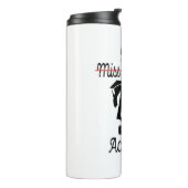 Grappig, het is Miss Mrs Dr. Eigenlijk, Phd Afstud Thermosbeker (Gedraaid links)