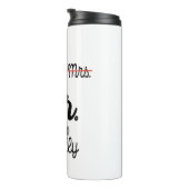 Grappig, het is Miss Mrs Dr. Eigenlijk, Phd Afstud Thermosbeker (Geroteerd rechts)