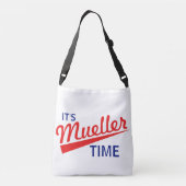 Grappig "Het is Mueller Time" Crossbody Tas (Achterkant)