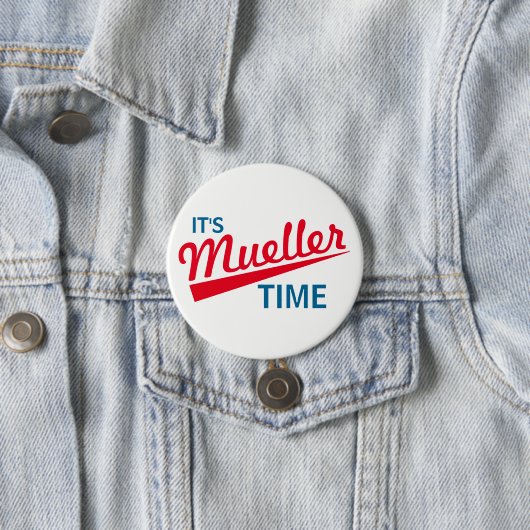 Grappig "Het is Mueller Time" Ronde Button 7,6 Cm (In situ)