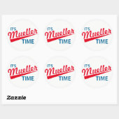 Grappig "Het is Mueller Time" Ronde Sticker (Vel)