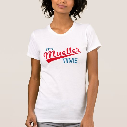 Grappig "Het is Mueller Time" T-shirt (Voorkant)