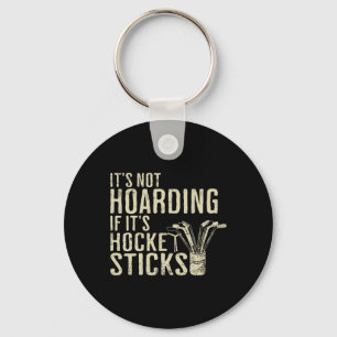 Grappig Het Is Niet Hamsteren Hockeysticks T-shirt Sleutelhanger