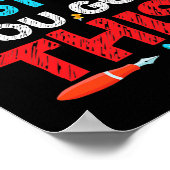 Grappig, het is testdag dat je deze testdag hebt. poster (Hoek)