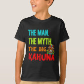Grappig Het Man De mythe De grote Kahuna Mannen T-shirt (Voorkant)