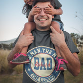 Grappig het Man The Myth Vaderdag Gift T-shirt