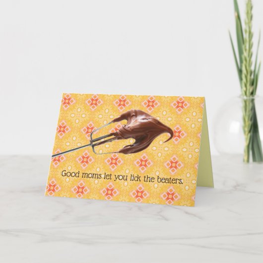 Grappig "het Moederdag Lik van de Kloppers" Kaart (Voorkant)