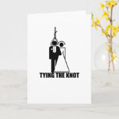 Grappig, "het ontwerp Bindend van het de knoop" Kaart (Gele Bloem)