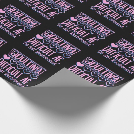 Grappig het toevoegen van moeilijke AF zou niet ad Cadeaupapier (Hoek)