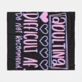 Grappig het toevoegen van moeilijke AF zou niet ad Fleece Deken (Voorkant (Horizontaal))